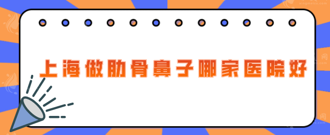 上海做肋骨鼻子哪家医院好？盘点5家实力医院在线一览