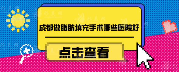 成都做脂肪填充手术哪些医院好？2024全新医院名单一览